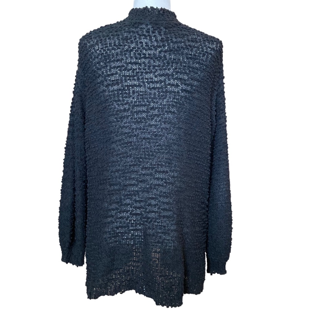 Wild Fable Women's black open front popcorn cardigan sweater, Sz S - Picture 10 of 15